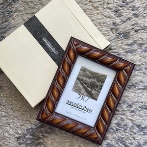 Aaron Brothers 5X7 walnut picture frame